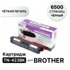 Картридж TN-423Bk для Brother DCP-L8410, HL-L8260, HL-L8360, MFC-L8690/L8900 черный ELC (6500 стр.)