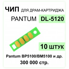 Комплект чипов DL-5120-10 шт для Pantum BM5100ADN, BM5100ADW, BM5100FDN ELC 30K многократный