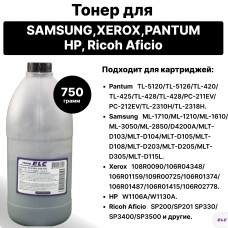 Тонер ELC19D-750 для Pantum/Samsung/Ricoh PC-211EV/TL-420X/TL-5120/ML-1710 банка 750гр. ELC (HG19D)