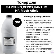 Тонер ELC19D-700 для Pantum/Samsung/Ricoh PC-211EV/TL-420X/TL-5120/ML-1710 банка 700гр. ELC (HG19D)