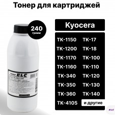 Тонер ELC802-240 univ для Kyocera TK-1150/TK-1200/TK-350/TK-1110/TK-4105 ELC 240гр бут.(HG802)
