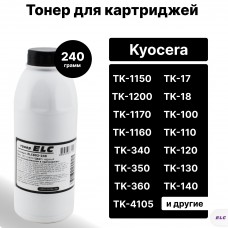 Тонер ELC802-240 univ для Kyocera TK-1150/TK-1200/TK-350/TK-1110/TK-4105 ELC 240гр бут.(HG802)