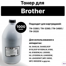 Тонер ELC719-1000 для Brother TN-3380/TN-3390/TN-3480/TN-3520 ELC 1000гр. бут. (HG719)