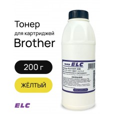 Тонер ELC722Y-200 для Brother TN-241/TN-245/TN217/TN-423/TN-910 ELC 200гр. бут. желтый (HG722Y)