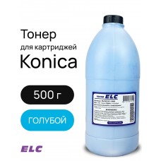 Тонер ELCK21C-500 для Konica TN-221/TN321/TN-324/TN-512/TN-711 ELC 500гр с девелоп. голубой (HGK21C)