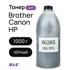 Тонер ELC265-1000 для HP CE390X/CF214X/C8543X 1кг бут. (HG265)