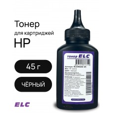 Тонер ELCH02K-45 для HP CF400A/CF410A/CF540A/CF360A/040HBk ELC 45гр бут. черный (HGH02K)