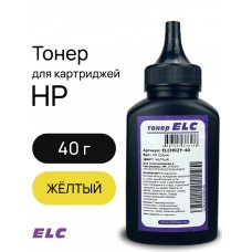 Тонер ELCH02Y-40 для HP CF402A/CF412A/CF542A/CF362A/040HY ELC 40гр бут. желтый (HGH02Y)