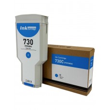 Картридж P2V68A 730 С для HP DesignJet T1700 Голубой ELC (300 мл.)