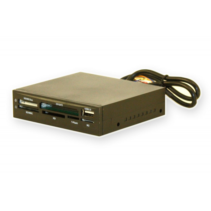 Устройство чтения карт памяти Acorp CRIP200-B 3.5" Internal USB2.0 CF/MD/SM/xD/MMC/SD/MS