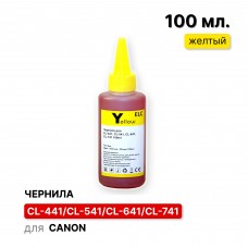 Чернила для Canon CL-446, CL-461, CL-546 желтые ELC Dye 100мл