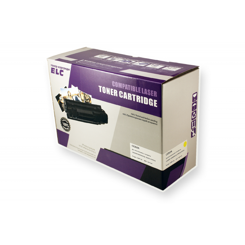 Картридж CE262A для HP CP4020/CP4025/CP4520/CP4525 желтый ELC (11000 стр.)